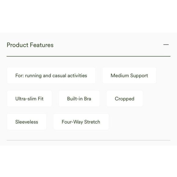 Halara Basic Padded Workout Cropped Tank Top in Black Size M NWT - Picture 7 of 9